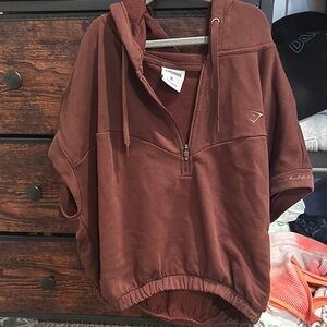 Brown Gymshark Hoodie